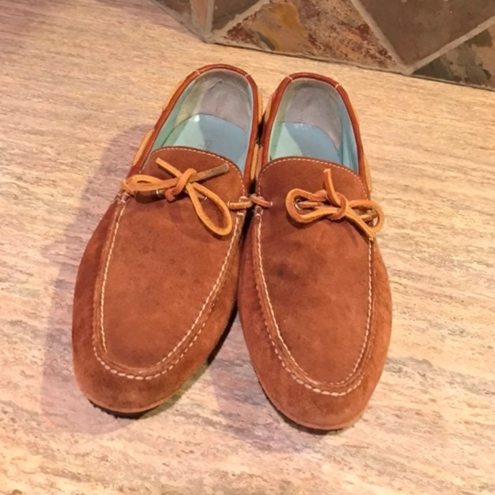 Lambertson Truex Brown Loafers Moccasin Size 9.5